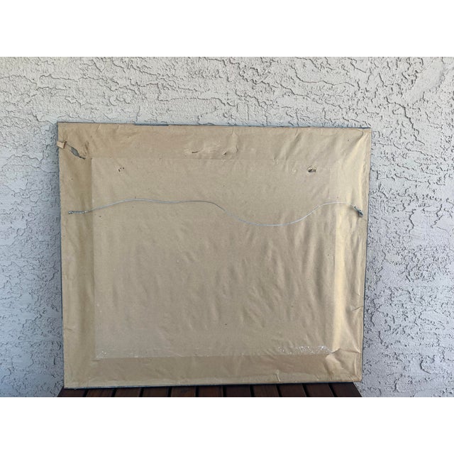 Mid-Century Modern Impressionist Painting of a French Town Landscape C1955 For Sale In Santa Fe - Image 6 of 6