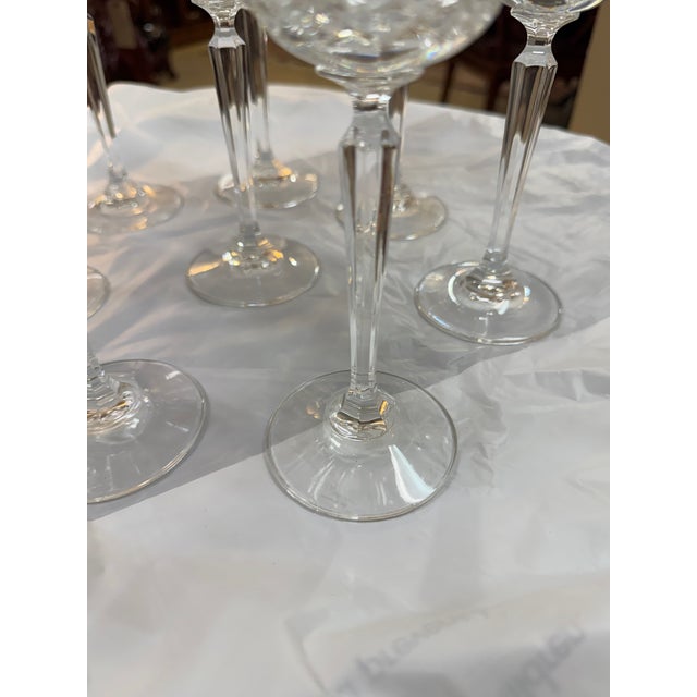 Transparent Vintage Mikasa Claridge Collection Goblets - Set of 8 For Sale - Image 8 of 12