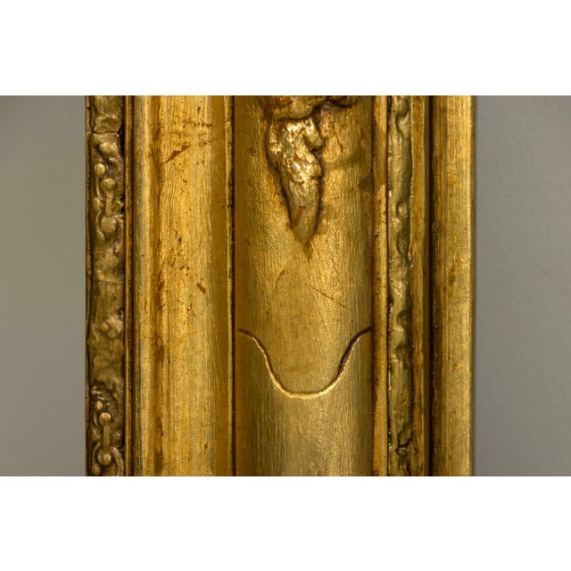 Mid-19th Century Restored French Louis Philippe Giltwood Mirror For Sale - Image 13 of 18