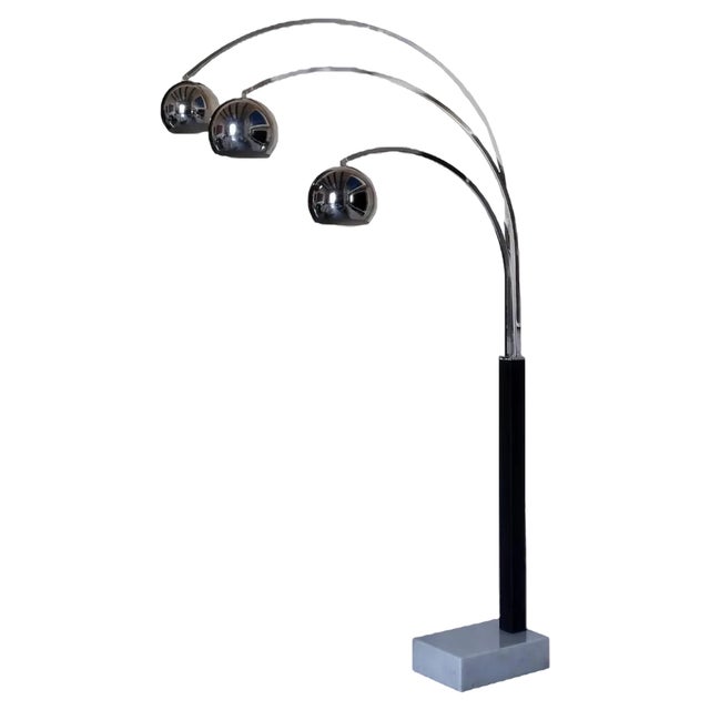 Arc Floor Lamp attributed to Goffredo Reggiani for Reggiani, Italy, 1970s For Sale