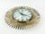 Mid-Century Modern Sunburst Wall Clock in Brass from Meister Anker, 1960s, in Flawless conditions. Designed 1960 to 1969...