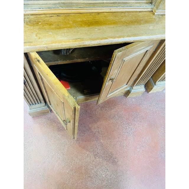 Wood Pair of Antique Pine French Bookshelves For Sale - Image 7 of 11