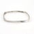 Contemporary Tiffany & Co. Gehry Torque 18k White Gold Square Bangle Bracelet For Sale - Image 3 of 4