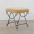 Panoplie Iron Loop Stool, Camel Mohair For Sale - Image 4 of 11
