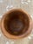 Turned Teak Root Dry Vase Rounded Urn For Sale - Image 10 of 11