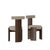 Wellesly Game Table and Chairs by Wood Tailors Club, Set of 5 For Sale - Image 4 of 14