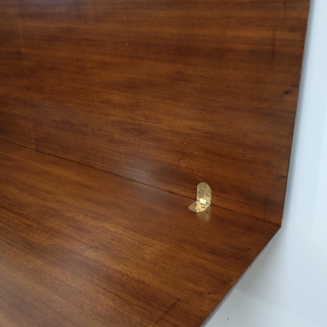 Rattan and Oak Convertible Console Dining Table from McGuire, 1970s For Sale - Image 13 of 16