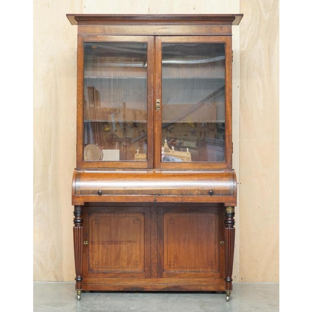 Royal House Antiques is delighted to offer for sale this absolutely stunning circa 1860-1880 Walnut framed Scriban bureau...