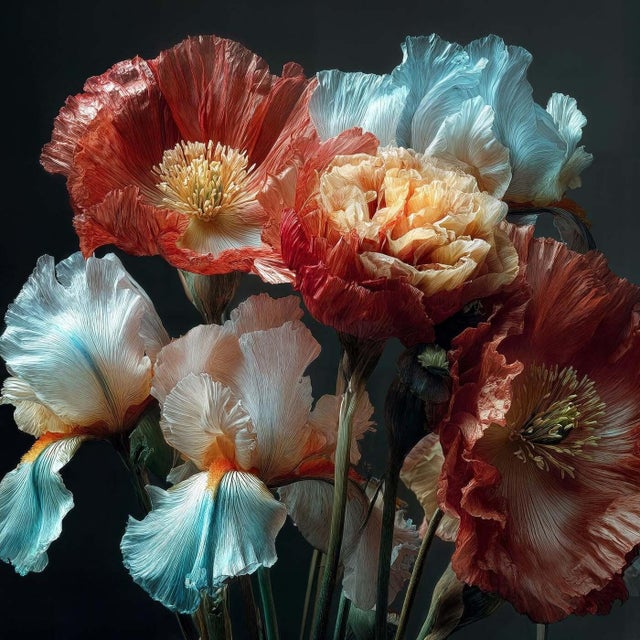 Contemporary Iris Mix Contemporary Photograph by Michael Filonow For Sale - Image 3 of 3