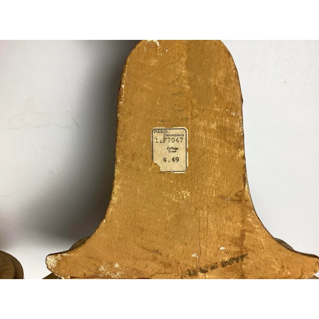 1950s Pair of Italian Gold Gilt Wall Shelfs For Sale In New York - Image 6 of 10