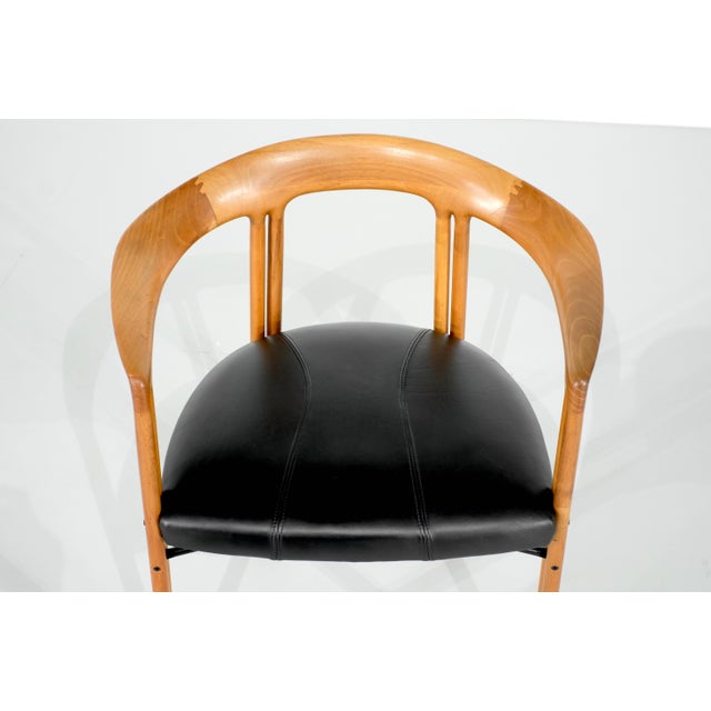 Ulna Wooden Armchair by Franco Poli for Bernini, Italy, 1986 For Sale - Image 6 of 18