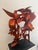 Ruby Red Abstract Metal Sculpture (Red Kabuki) by Kevin Barrett For Sale - Image 8 of 13