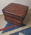 Vintage Ottoman in Chestnut Brown Leather For Sale - Image 10 of 12