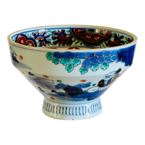 Early 20th Century Japanese Imari Porcelain Footed Bowl