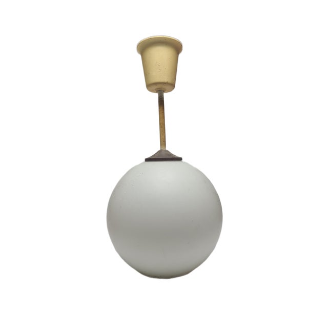 Vintage Communist Pendant Lamp, Poland, 1970s, in Very Good conditions. Designed 1970 to 1979 European Plug (up to...