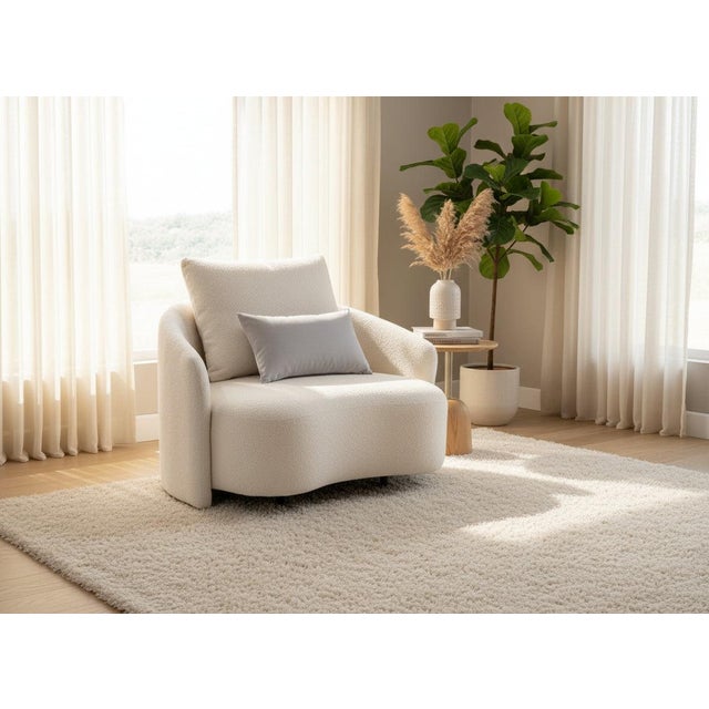 Serene Outdoor 6-Piece Lounge Set – 2-Sofas, Arm Chair and Table Set For Sale - Image 16 of 16