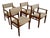 1960’s Mid-Century Danish Modern Teak Dining Arm Chairs - Set of 4 For Sale
