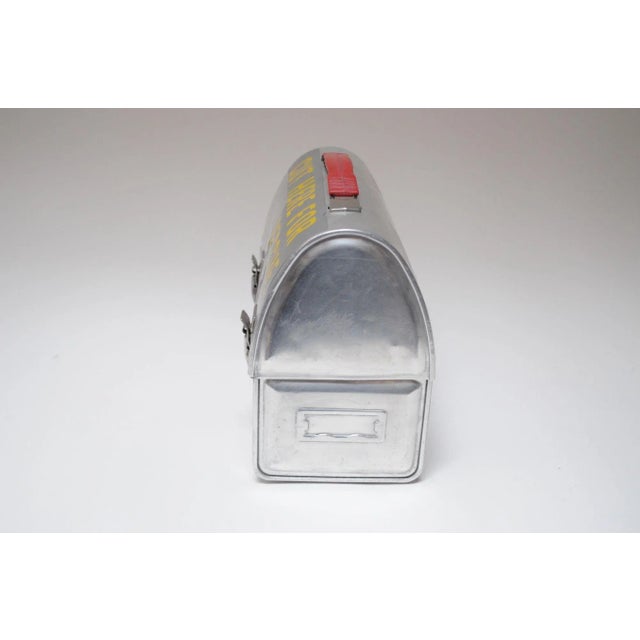 Wood Vintage Aluminum "Victory" Domed Miner's Pail / Survivor Lunchbox With Corked Thermos For Sale - Image 7 of 12