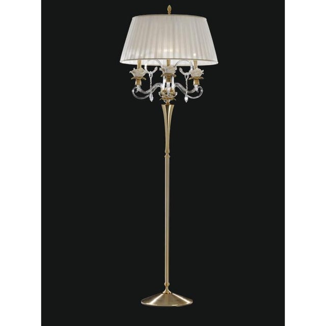 Collection Flower Table Lamp in Metal and Crystal by Jago For Sale - Image 4 of 5