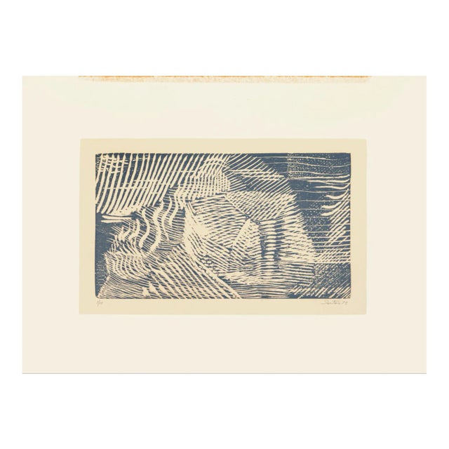 Nini Santoro, Abstract Composition, Lithograph, 1975 For Sale