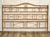 1970s Palm Beach Regency Bamboo 72" Wide Headboard With Geometric Fretwork For Sale - Image 5 of 9