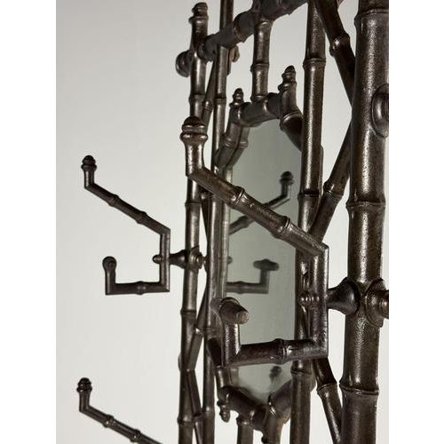 Antique Faux Bamboo Coat Rack in Cast Iron, 1890 For Sale - Image 5 of 18