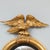 English Important Antique c.1830 Giltwood Girandole Convex Federal Mirror With Eagle For Sale - Image 3 of 11