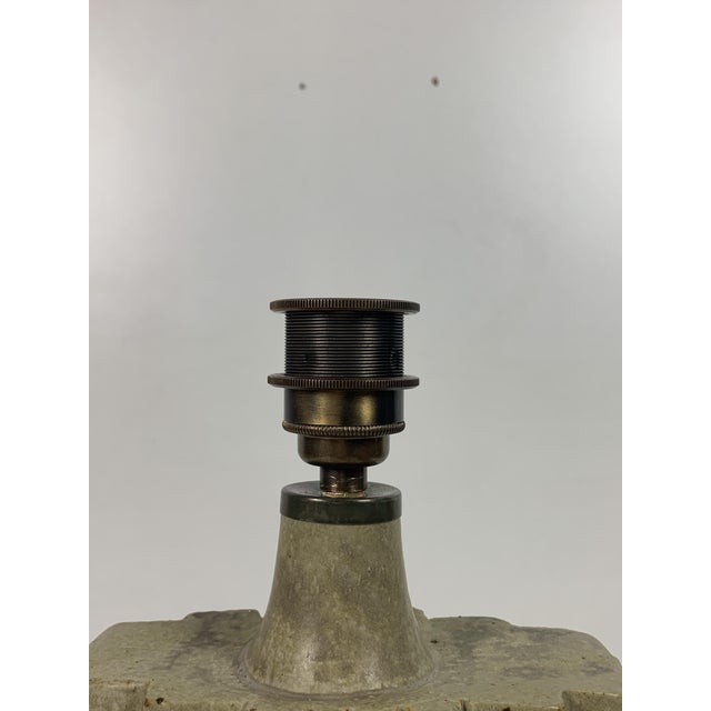 Mid-Century Modern Brutalist Ceramic Table Lamp by Bernard Rooke, 1970s For Sale - Image 12 of 17