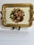 Tirinnanzi Italy Hand Painted Floral Gold Trim Bow Handles Serving Tray For Sale - Image 13 of 15
