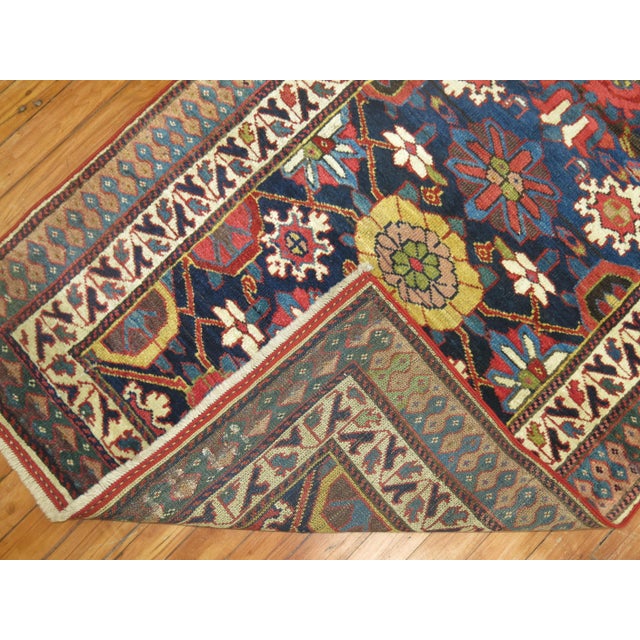 Varamin Northwest Antique Persian Runner For Sale - Image 13 of 18