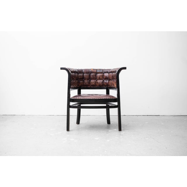 Antique Art Nouveau Armchairs by Marcel Kammerer for Gebrüder Thonet, 1910, Set of 2 For Sale - Image 14 of 18