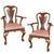 George II-style Hand-Carved and Parcel-Gilt Arm Chairs, England Circa 1810-1830 - a Pair For Sale - Image 10 of 13
