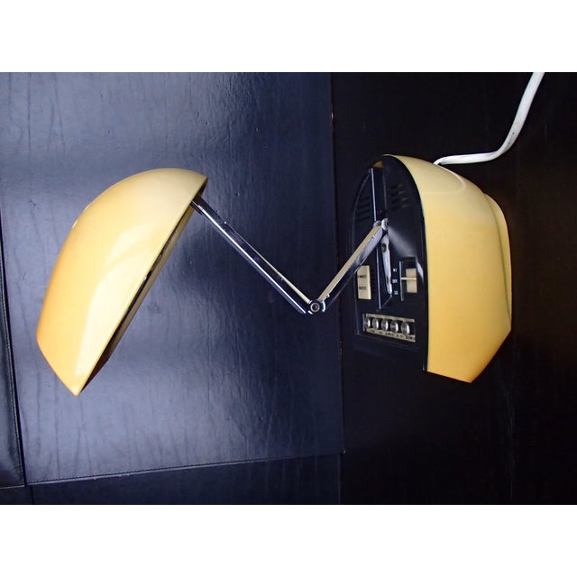 Table Lamp with Alarm Clock from Timco, 1970s For Sale - Image 3 of 10