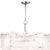 Modern Regina Andrew Echo Glass Chandelier, Polished Nickel For Sale - Image 3 of 7