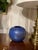 Emilia Castillo 1993 Plata Pura Cobalt Blue Porcelain & Pure Silver Overlay 6” Wildlife Vase. For Sale - Image 9 of 12