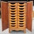 Misouri Furniture Mid-Century Mahogany Two Door French Notaty Filing Cabinet For Sale - Image 9 of 11