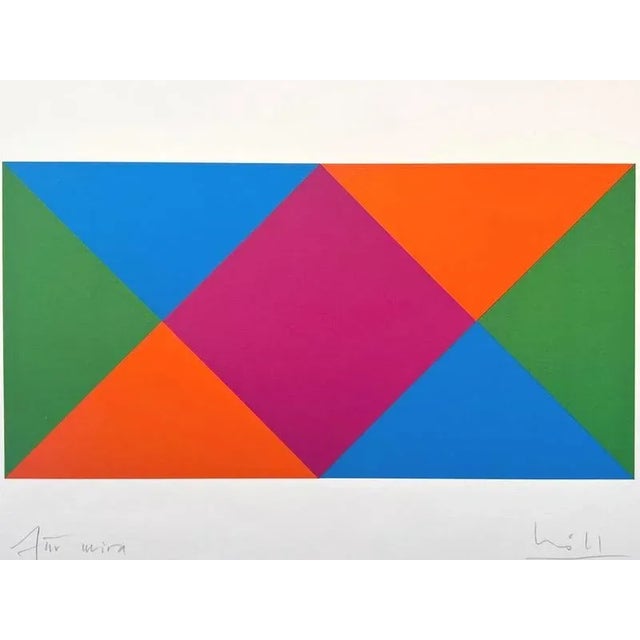 1970s Bill Max, Untitled, 1972, Silkscreen For Sale - Image 5 of 9