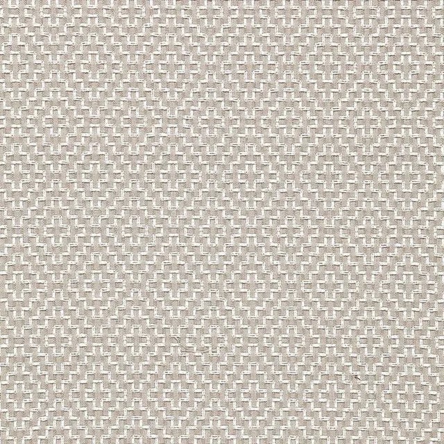 Sample - Schumacher Soho Weave Fabric in Dove For Sale