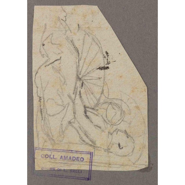 Anatomical studies is an original artwork realized by Luigi Galli in the late 19th Century. Pencil drawing on paper. The...