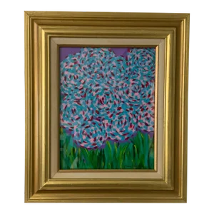 “ Blush Garden” Painting, Framed