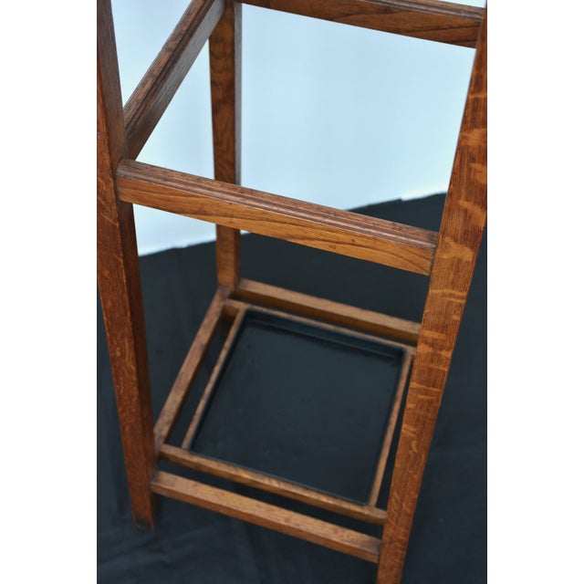 Industrial English Oak Coat Stand by Astrola, 1930 For Sale - Image 12 of 16