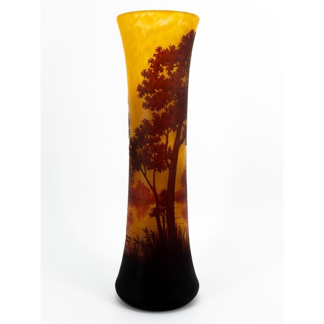 Art Nouveau Vase in Multilayered Glass from Daum Nancy, 1890s For Sale - Image 9 of 12