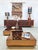 Block Glass Mirror Coffee Table in Smoked Brown from HKliving For Sale - Image 4 of 5