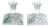 René Lalique Fougeres Glass Candleholder - Pair For Sale