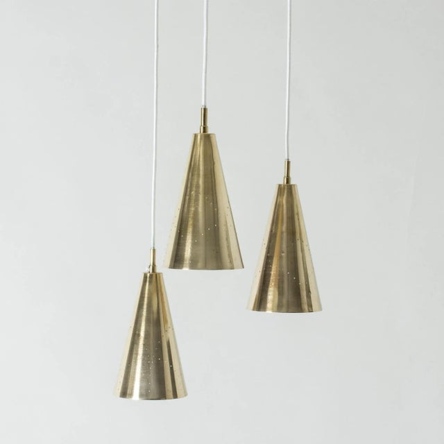Brass Ceiling Lamp by Hans Agne Jakobsson For Sale - Image 3 of 9