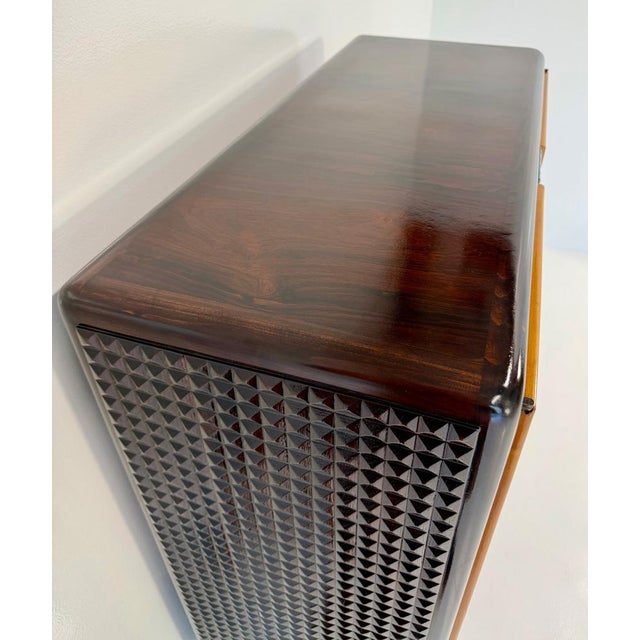 Italian Bar Cabinet with Painted Panels, 1940s For Sale - Image 10 of 18