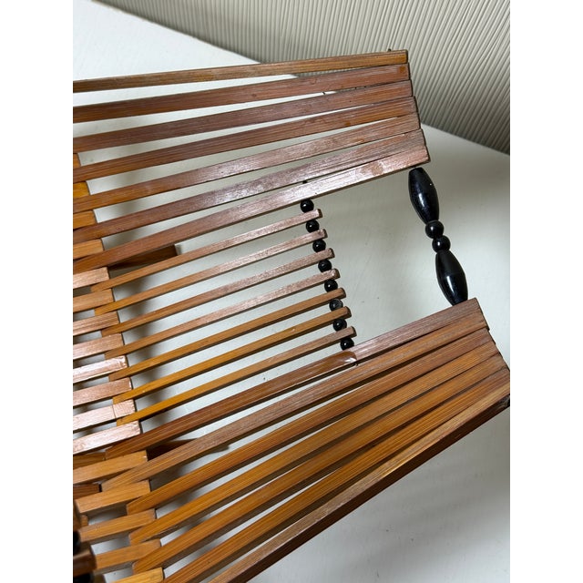 Mid-Century Modern Bamboo Catchall Basket, 1970s For Sale - Image 6 of 10
