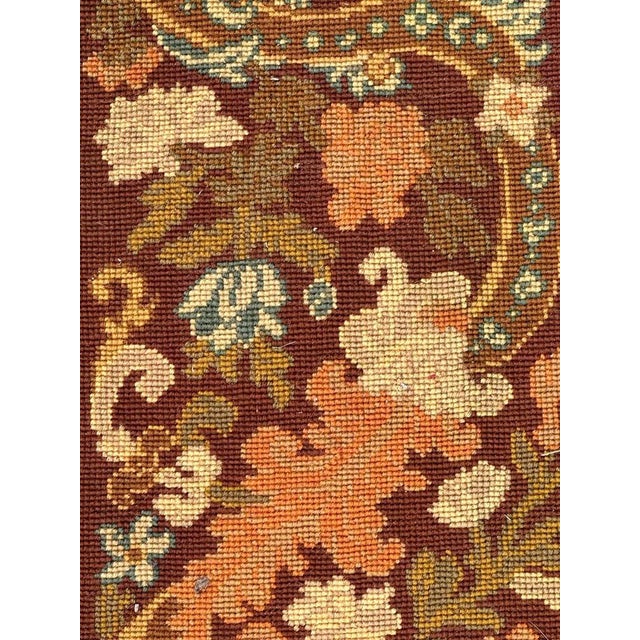 Antique French Needlepoint Panel or Border Tapestry, 1890s For Sale - Image 16 of 18