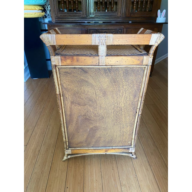 Mid-Century Modern 1970s Bamboo Wine Rack For Sale - Image 3 of 6