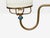 1940s Swedish Modern, Pendant Light, Blue Lacquered Wood, Glass, Brass For Sale - Image 12 of 12